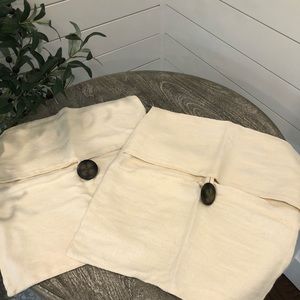 Pottery Barn Button Button Pillow Cover